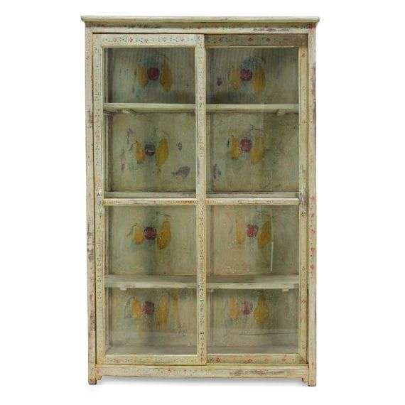 00119001000654 - Meuble présentoir Francisco Segarra - Ancien meuble vitrine en bois - 124x57xH198cm_0