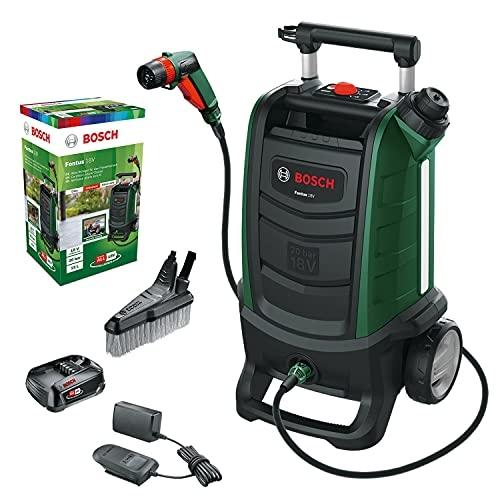 Nettoyeur pour extérieur sans fil Bosch - Fontus 18V avec batterie 2,5 Ah - Réservoir 15L et pression réglable_0