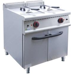 A.C.L - Friteuse électrique sur coffre 20 L double - Série 700 - gris inox MM269802_0