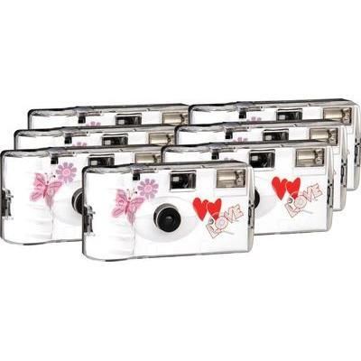 APPAREIL PHOTO JETABLE TOPSHOT LOVE RED HEARTS 7 PC(S)
