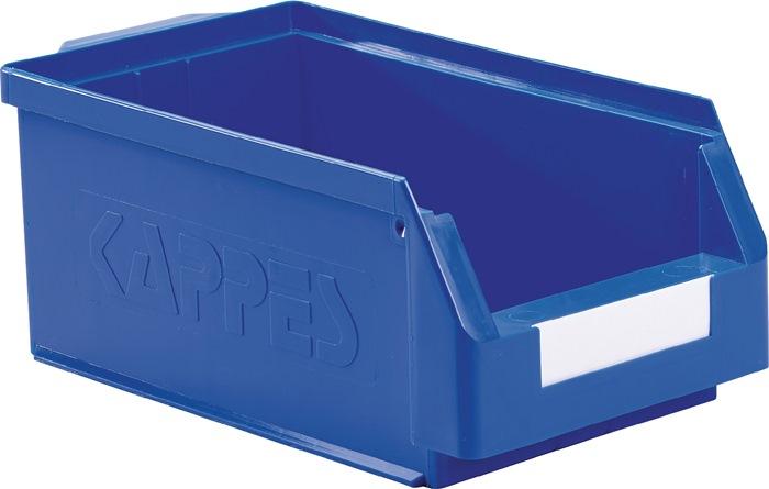 Boîte de rangement à  ouverture frontale L350xl200xH150 mm PE bleu RASTERPLAN_0