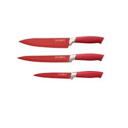 Ensemble de couteaux 3 pièces Rouge Royalty Line RLBW3R - 9120058346149_0