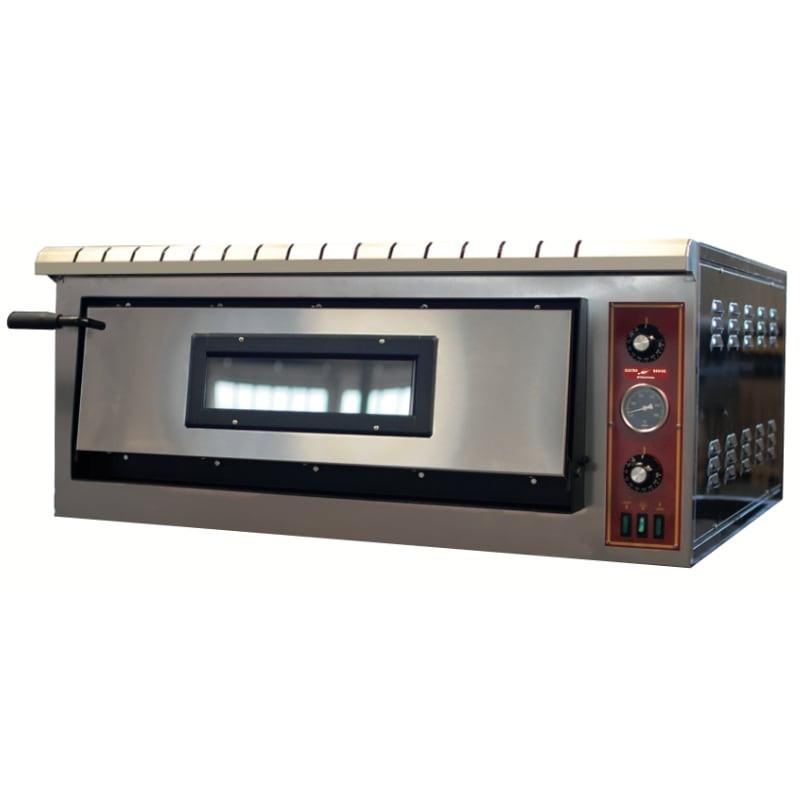 Four à pizza professionnel Tornati Forni - inox AISI 304 - jusqu'à 6 pizzas ø36 cm - thermostat digital PID_0