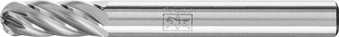 Fraise sur tige WRC D. 6 mm long. Tête 16 mm D. Tige 6 mm carbure engrènement INOX PFERD_0