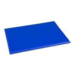 Planche à Découper Haute Densité - 300x225x12 mm - 6 Couleurs - Hygiplas - Bleu Foncé - l30- L- P22.5- h1.2 - bleu plastique HC863_0