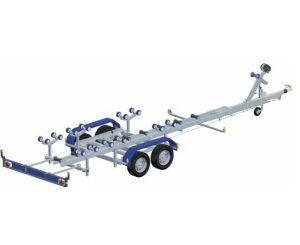 Remorque bateau 1800 kg PTAC - CU 1360 kg - 2 essieux - timon basculant_0