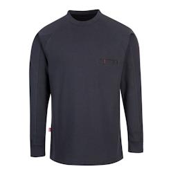 Portwest - Sweat-shirt à col rond antistatique Gris Taille S - S gris 5036108334568_0