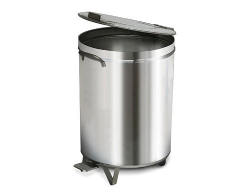 Poubelle inox 75l avec pédale_0