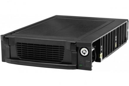 Rack amovible économique pour disque dur SATA - Hot Swap - Châssis PVC noir - Garantie 12 mois_0