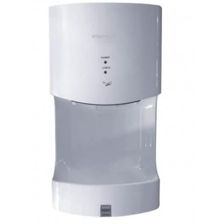 [Reconditionné] Sèche-mains automatique mural avec bac récupérateur de goutte - ABS blanc - VITECH_0