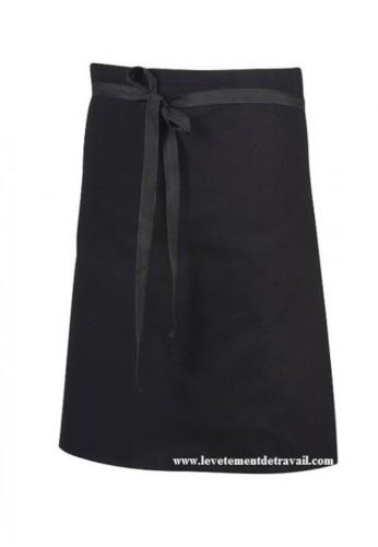 Tablier de cuisine noir - 105x60 cm - Lavable à 90°C - Modèle PHOENIX-NOIR_0