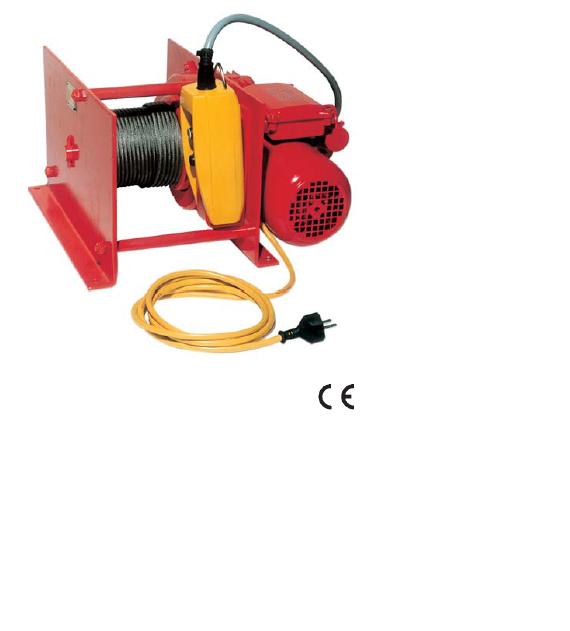 Treuil pneumatique HADEF - Série 43/86 P et 42/87 P - Capacité de 250 kg à 10 tonnes_0