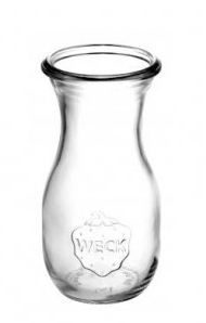 6 bouteilles en verre weck® modèle flacon® 290 ml sans couvercle ni joint_0