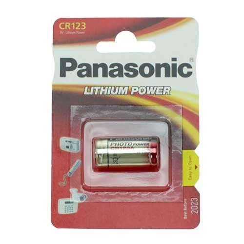 Blister de 1 pile CR123A lithium Panasonic - 3V_0