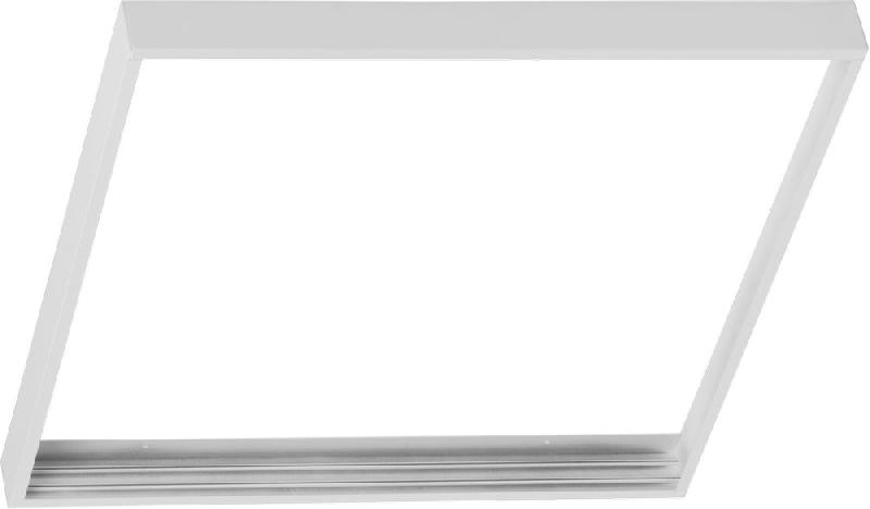 Cadre pour dalle LED - Kit de montage en saillie 600x600 - Finition blanche_0