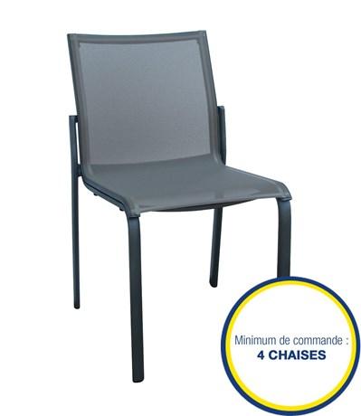 CHAISE DE TERRASSE HEGOA GRIS