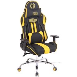 CLP Chaise de bureau Limit XM en Tissu Noir / Jaune - jaune textile 1926105128_0