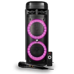 Enceinte Autonome FestiSound SFX 206 LED - USB/SD/BT + Micro et Télécomande-Batterie 3 600 mAh - 3701123977114_0