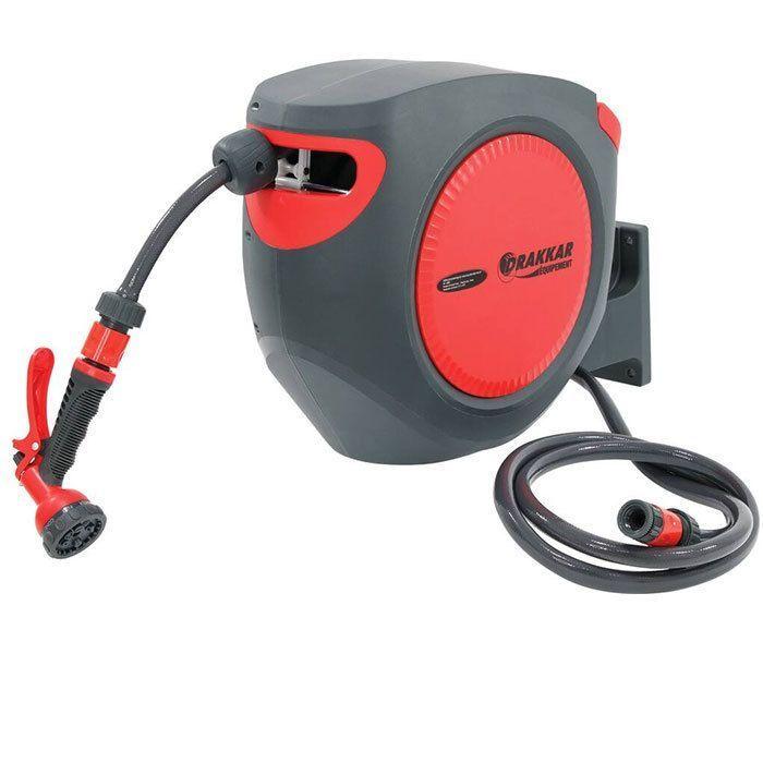 Enrouleur automatique de tuyau d'eau 15m + 2m - 3/8