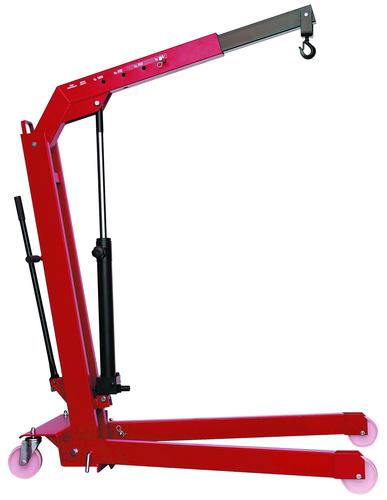 Grue pliante 1 tonne - Pompe hydraulique double effet - Capacité jusqu'à 1000 kg_0