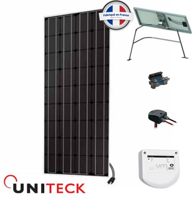 Kit solaire bateau uniteck 80w 12v mppt_0