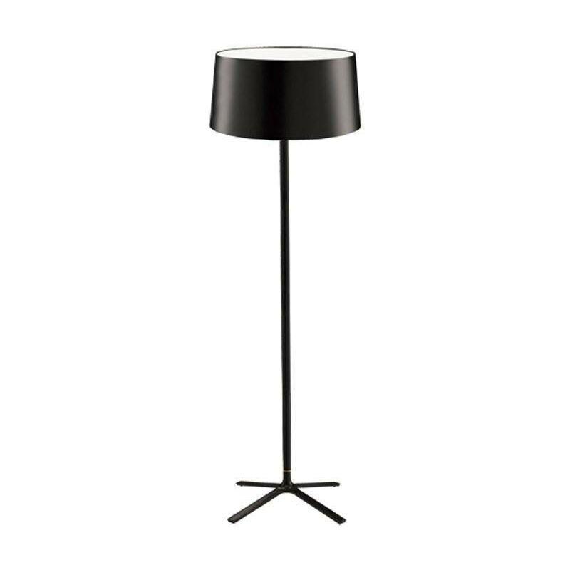 LEDSC4 LAMPADAIRE HALL, AVEC ABATJOUR EN TEXTILE NOIR NOIR