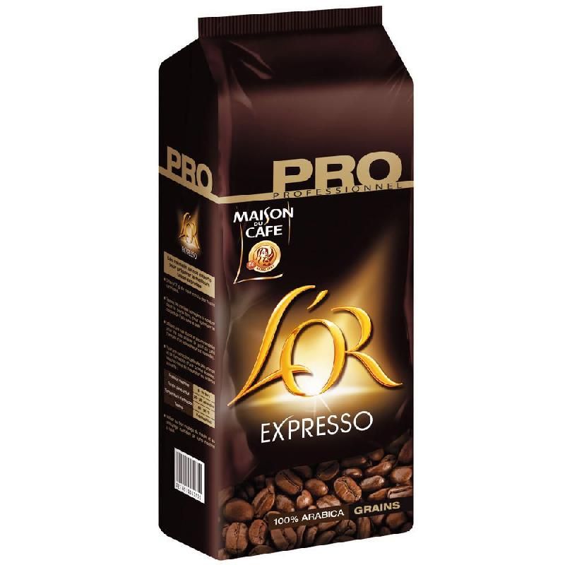 MAISON DU CAFÉ PAQUET DE 1 KG CAFÉ EN GRAINS L'OR EXPRESSO MAISON DU CAFÉ