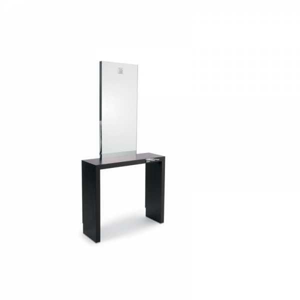 Coiffeuse murale Krystal FF 7100 - 1 place, stratifié au choix avec porte-séchoir_0