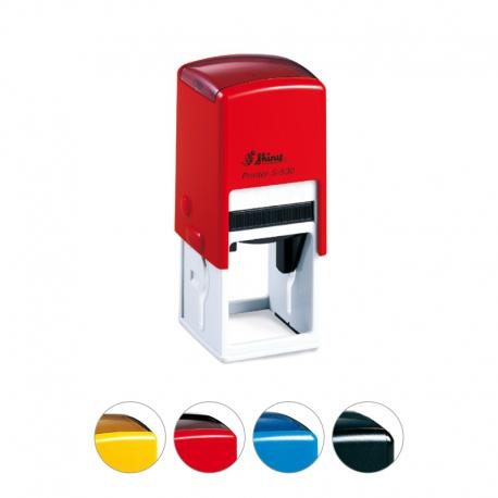 Tampon Printer Shiny S-530 - carré 5 lignes - 32x32 mm - texte gravé au laser_0