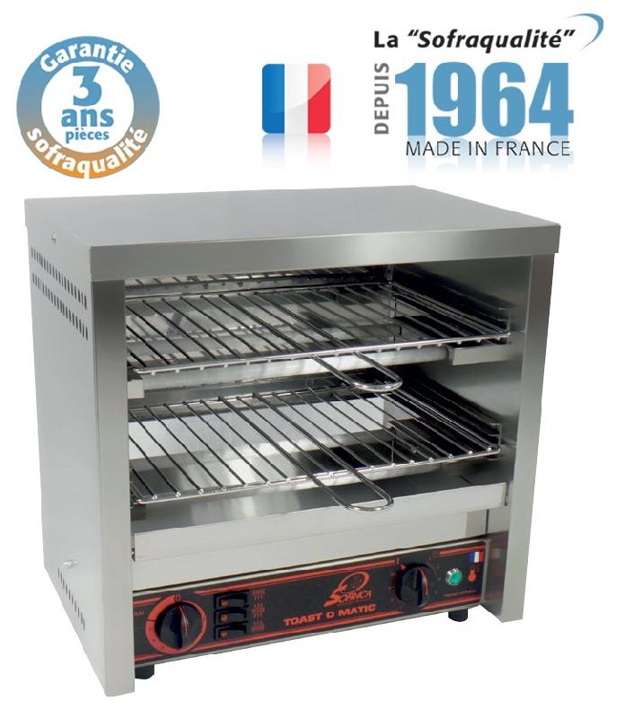 Toaster multifonction avec régulateur - Série CLUB - 2 étages - 11562R - Fabrication française - 2700 W - Capacité 120 pièces/heure_0