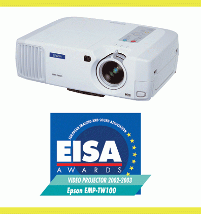 Vidéoprojecteur EMP-TW100 - élu projecteur Home-Cinéma de l'année 2002/2003 par EISA_0