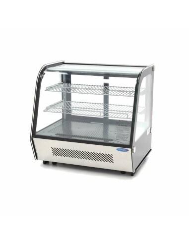 Vitrine réfrigérée positive à gâteaux - 120 L - portes coulissantes arrière | Maxima - 09400845 - 8719324276481_0