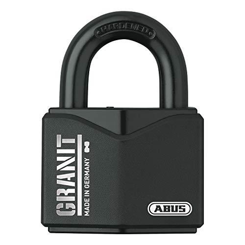 Cadenas ABUS 79123 - Granit 37/55 noir - 55 mm - Haute sécurité - Acier spécial durci - Revêtement anti-corrosion_0