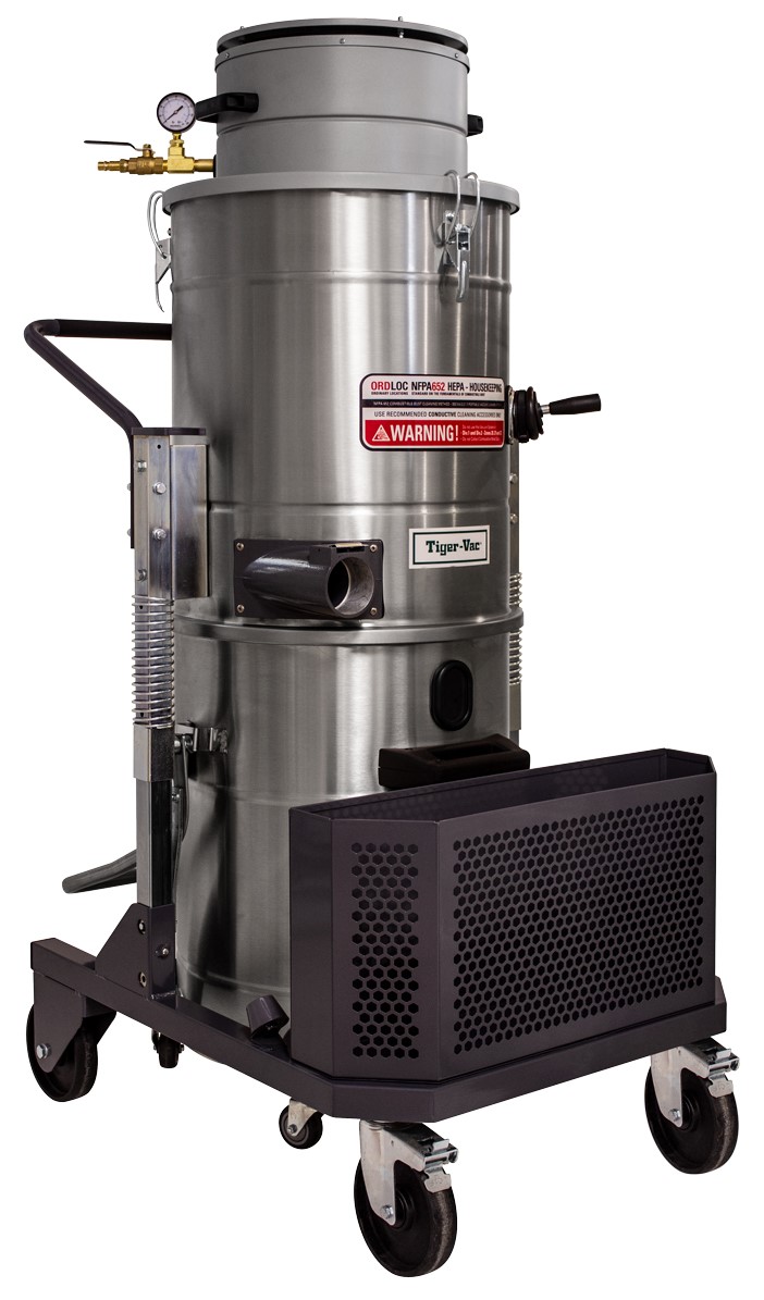 Aspirateur industriel pour atmosphères explosibles - AVSD-1/2 (60L/100L) HEPA Ordloc 652 Series - conforme NFPA 652 & 654_0