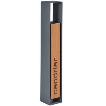Cendrier - Résistant à la corrosion, Facilité et Rapidité du vidage, Compact plein HPL - Lotan 1200 mégots_0