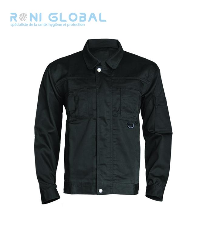 Veste de travail col chemise avec porte-badge en polyester et coton - 8 poches - Class Coverguard_0