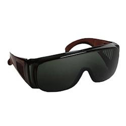 Coverguard - Lunettes de sécurité teintée anti rayure avec monture en polycarbonate VISILUX (Pack de 10) Noir Taille Unique - noir 3435241604033_0