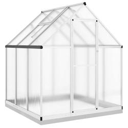 Helloshop26 - Serre tente abri plante fleur légumes avec cadre de base argenté 169 x 169 x 202 cm aluminium Argent 02_0044519 - 3000220190861_0