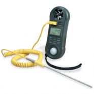 HHF81 - Anémomètre Omega - mesure de débit d'air, humidité, température et intensité lumineuse - plage de 80 à 5910 ft/min_0