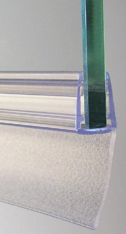 Joint d'étanchéité longue lèvre - 100 cm pour verre de 4 et 6 mm, translucide_0