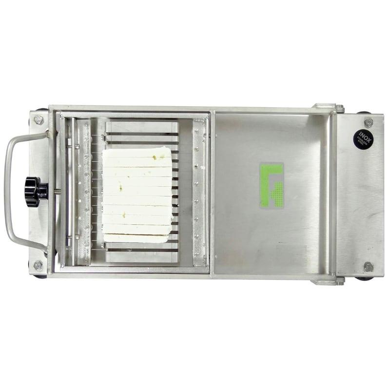Mini-guitare en inox Louis Tellier - Découpe précise pour produits plats et tendres_0