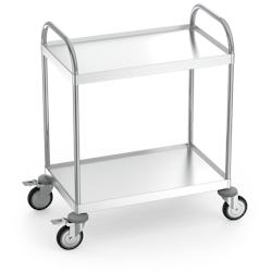 MOBINOX-Chariot de service avec 2 étagères 835x535x975 mm. - argenté inox 8434029622202_0