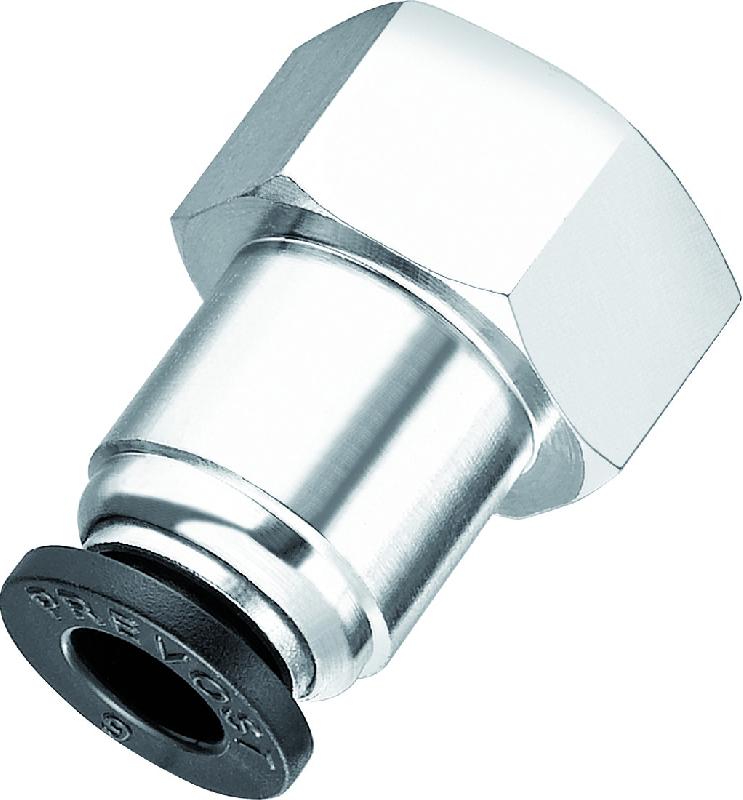SODISE - Raccord droit femelle cylindrique 01730 - Pour tuyau diamètre extérieur 6 mm - Marque TOPCAR_0