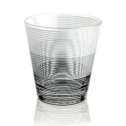 TABLE PASSION - Gobelet circles gris 27 cl - Lot de 6 - Verre - 8002653106841_0