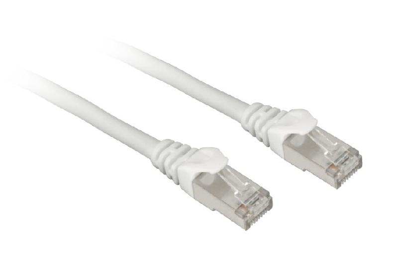 Sharkoon - Patch network cable SFTP RJ-45 - Cat.7a - Blanc - 2 mètres_0
