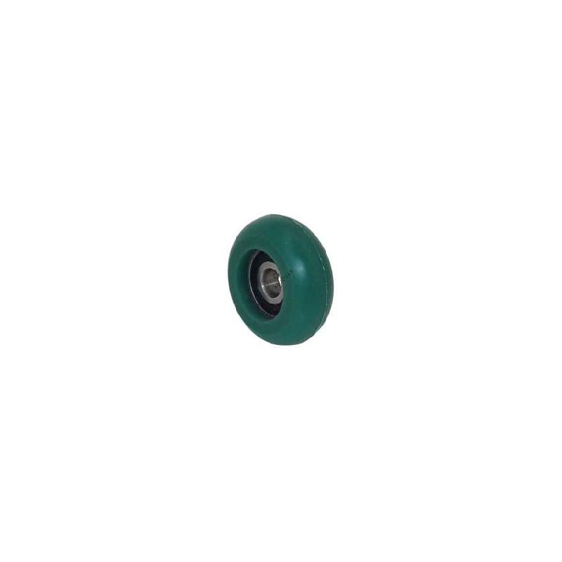 99868 - Galet de guidage surmoulé bombé en polyuréthane - Ø50 mm - Charge 100 kg - Axe 10 mm_0