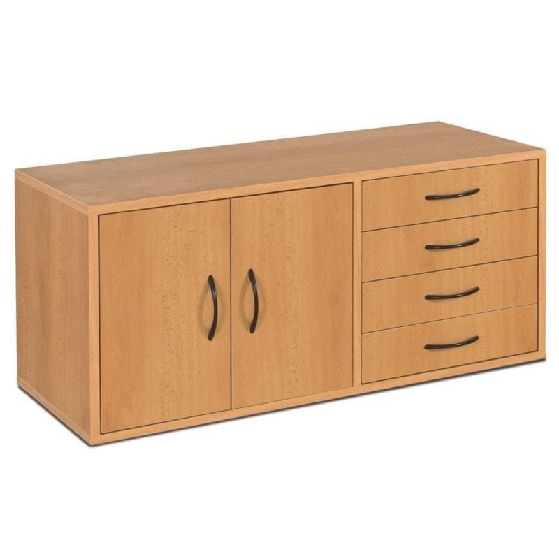 Armoire d'atelier à intégrer H2 pour HB 1701 Holzstar - 4 tiroirs, 2 portes - 1000x410x460 mm - Réf. 5102156_0