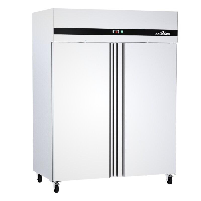 Armoire de congélation Tropicalisée 2 portes GN 2/1 - 1400 Litres en acier inoxydable PREMIUM - GOLDINOX - inox 3701770825059_0