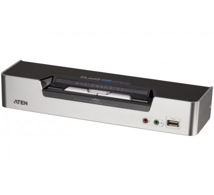 Aten cs1642a switch kvm double écran dvi/us+audio 2 ports 261643_0