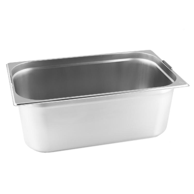 Bac GN Gastronorm 1/1 200 mm avec poignées tombantes en inox GVK ECO - argenté inox GN-1/1-Var-200H_0